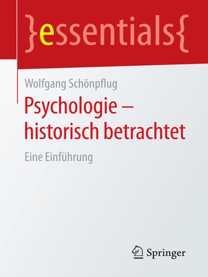 Psychologie--historisch betrachtet - ebook